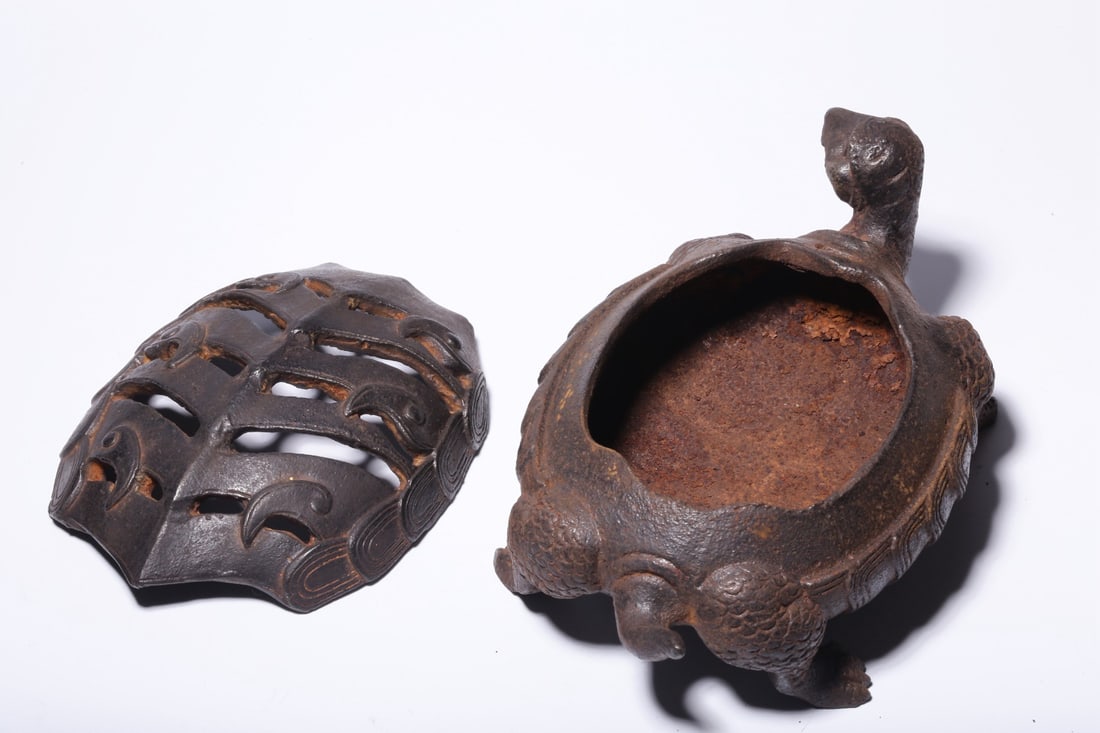 A Exquisite Iron Turtle Censer - 7