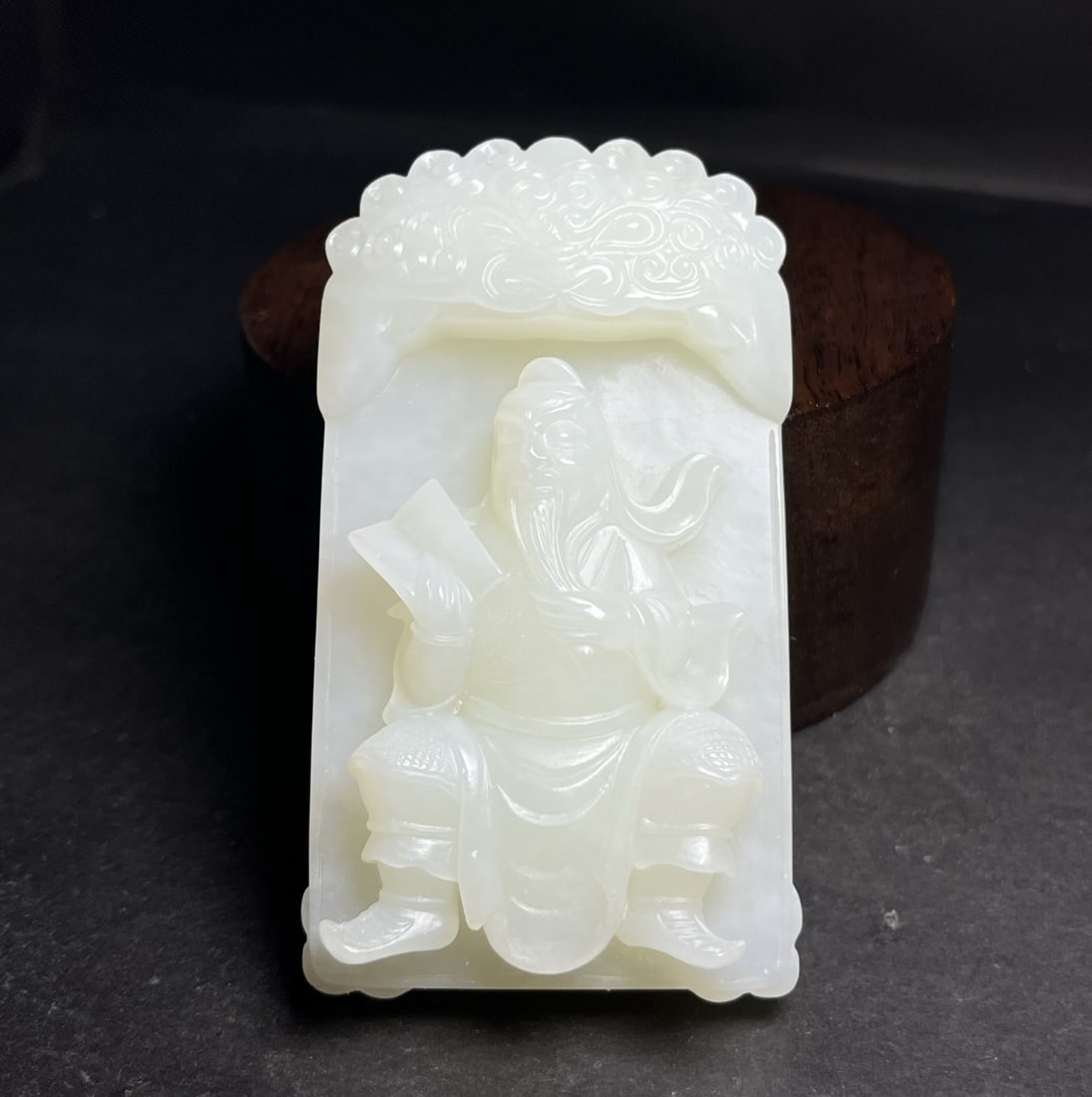 A Exquisite Hotan Jade Carved Figures Jade pendant (1 of 7)