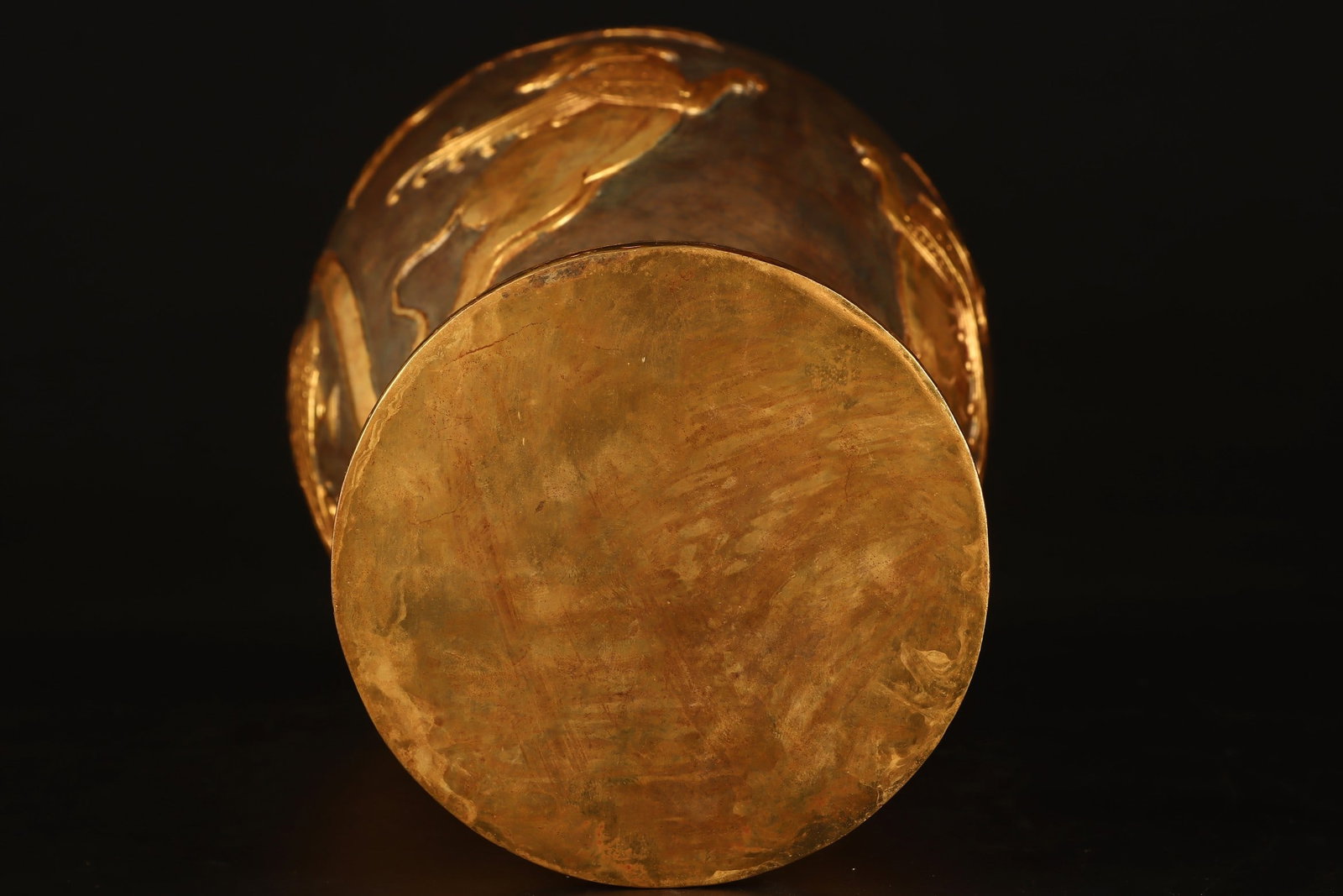 A Exquisite Gilt Bronze Figures Pattern Vase - 9