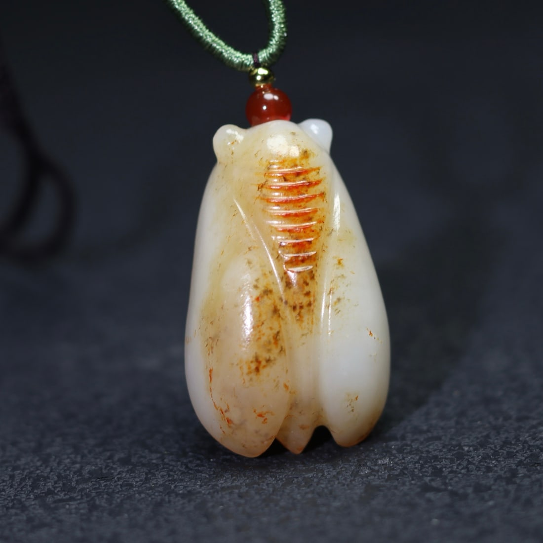 A Exquisite Hotan Jade Cicada - 3