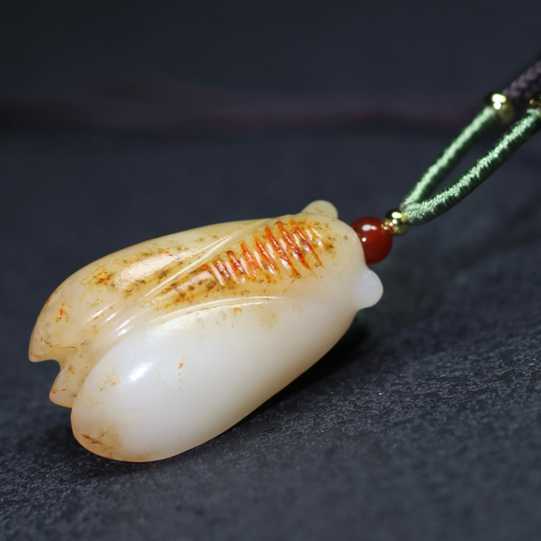 A Exquisite Hotan Jade Cicada - 5