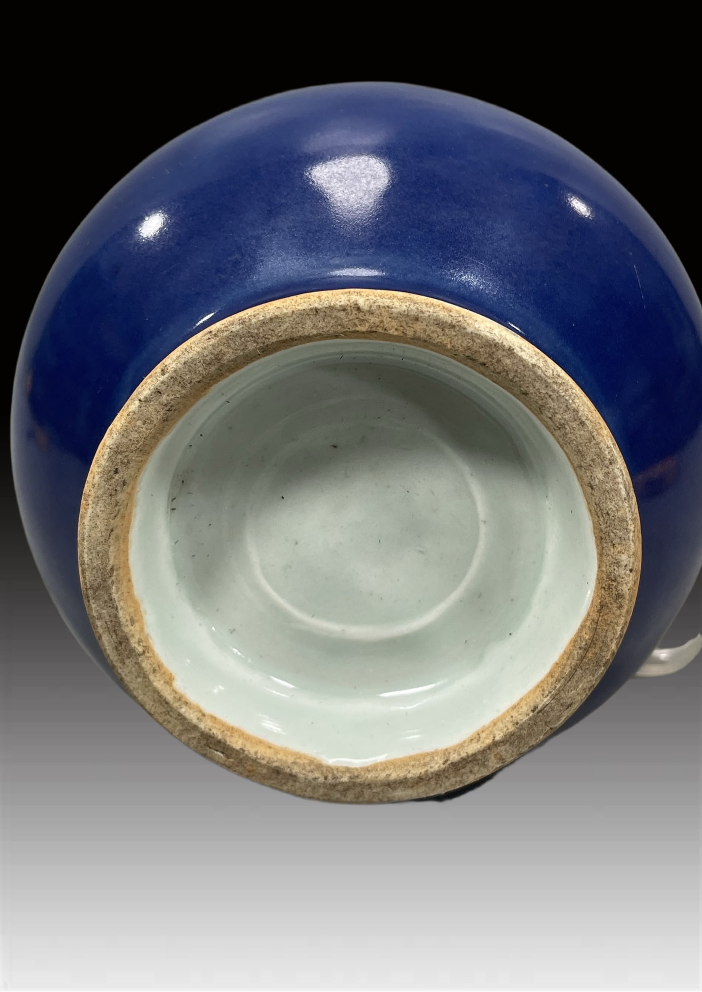 A Exquisite Ji Blue Glazed Dragon Pattern Vase - 8