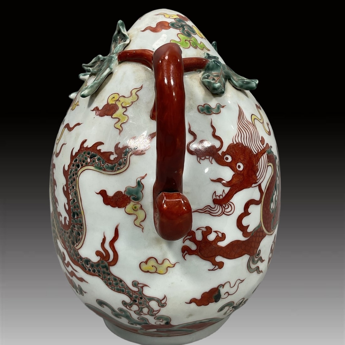 A Exquisite Wucai Dragon Pattern Ewer - 2