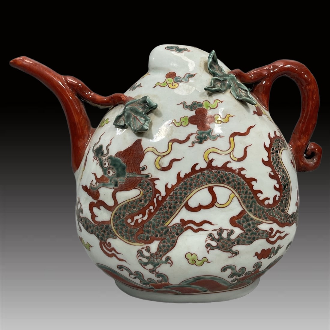 A Exquisite Wucai Dragon Pattern Ewer - 3