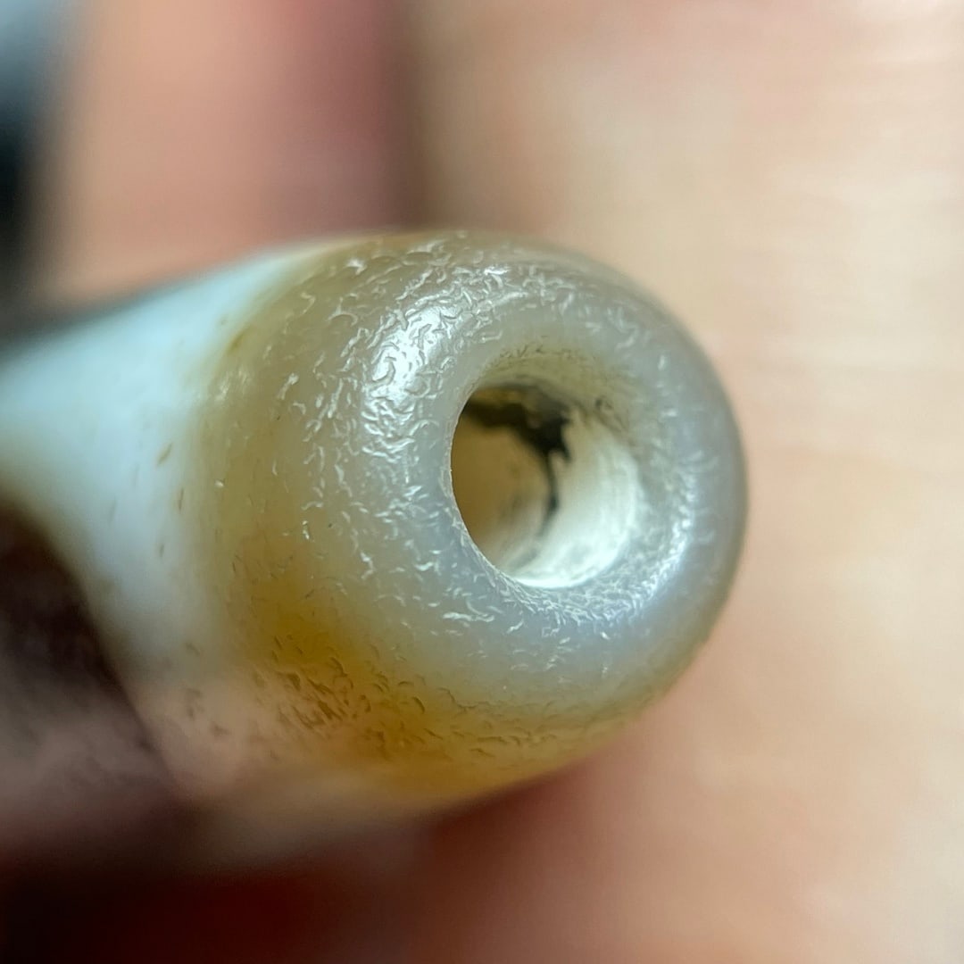 A Exquisite Tiger Tooth Dzi bead - 10