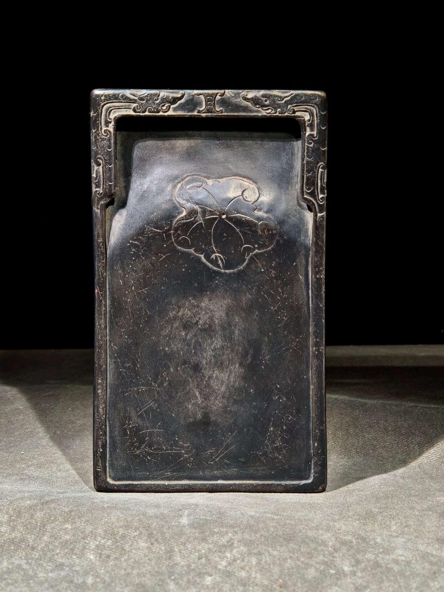 A Exquisite Lotus Leaf Pattern Duan Inkstone - 3