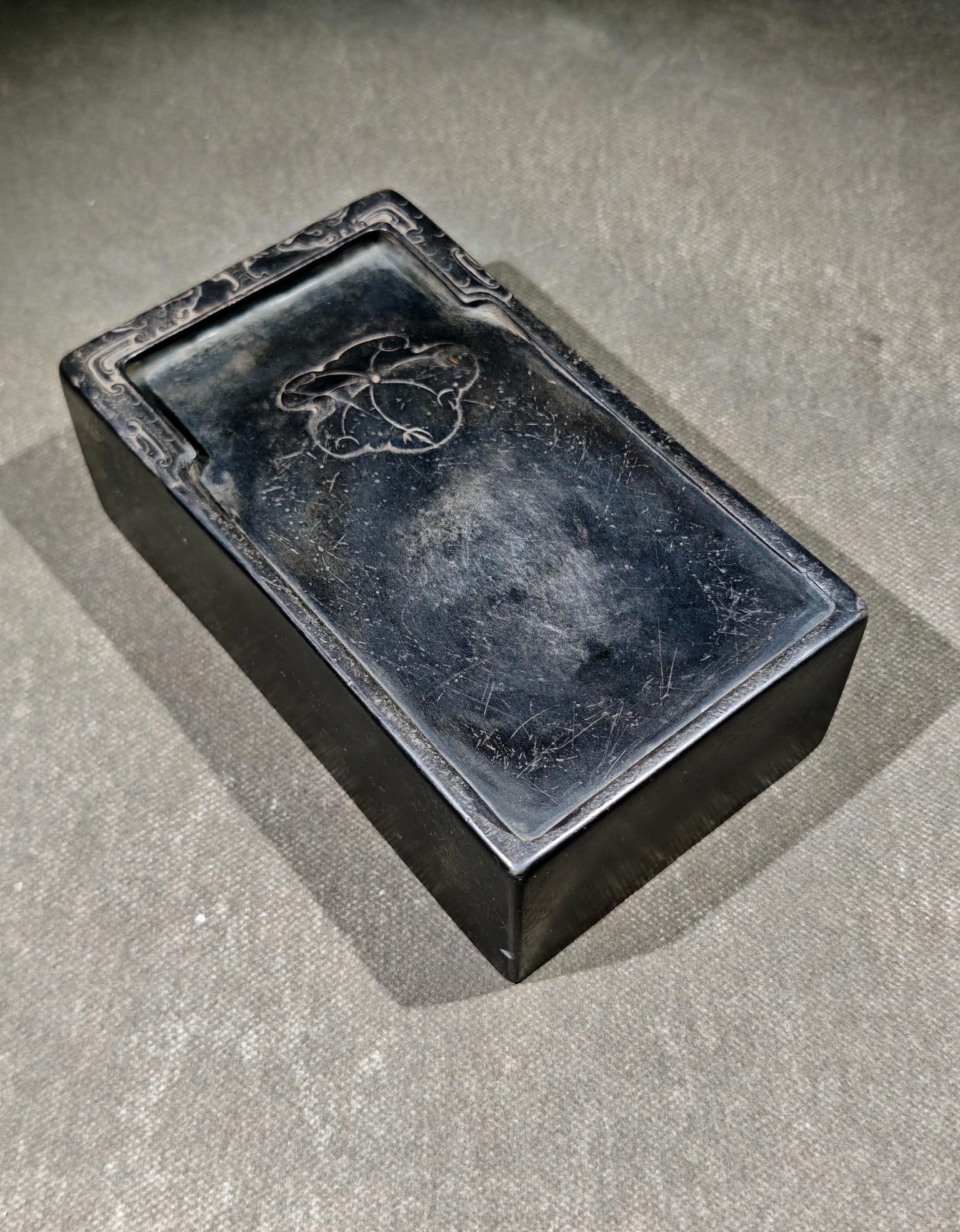 A Exquisite Lotus Leaf Pattern Duan Inkstone - 6