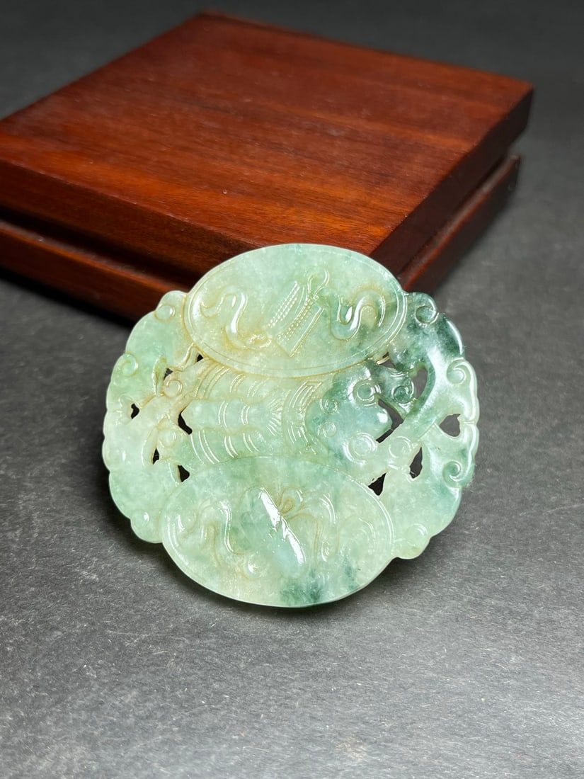 A Exquisite Jadeite Jade pendant - 6