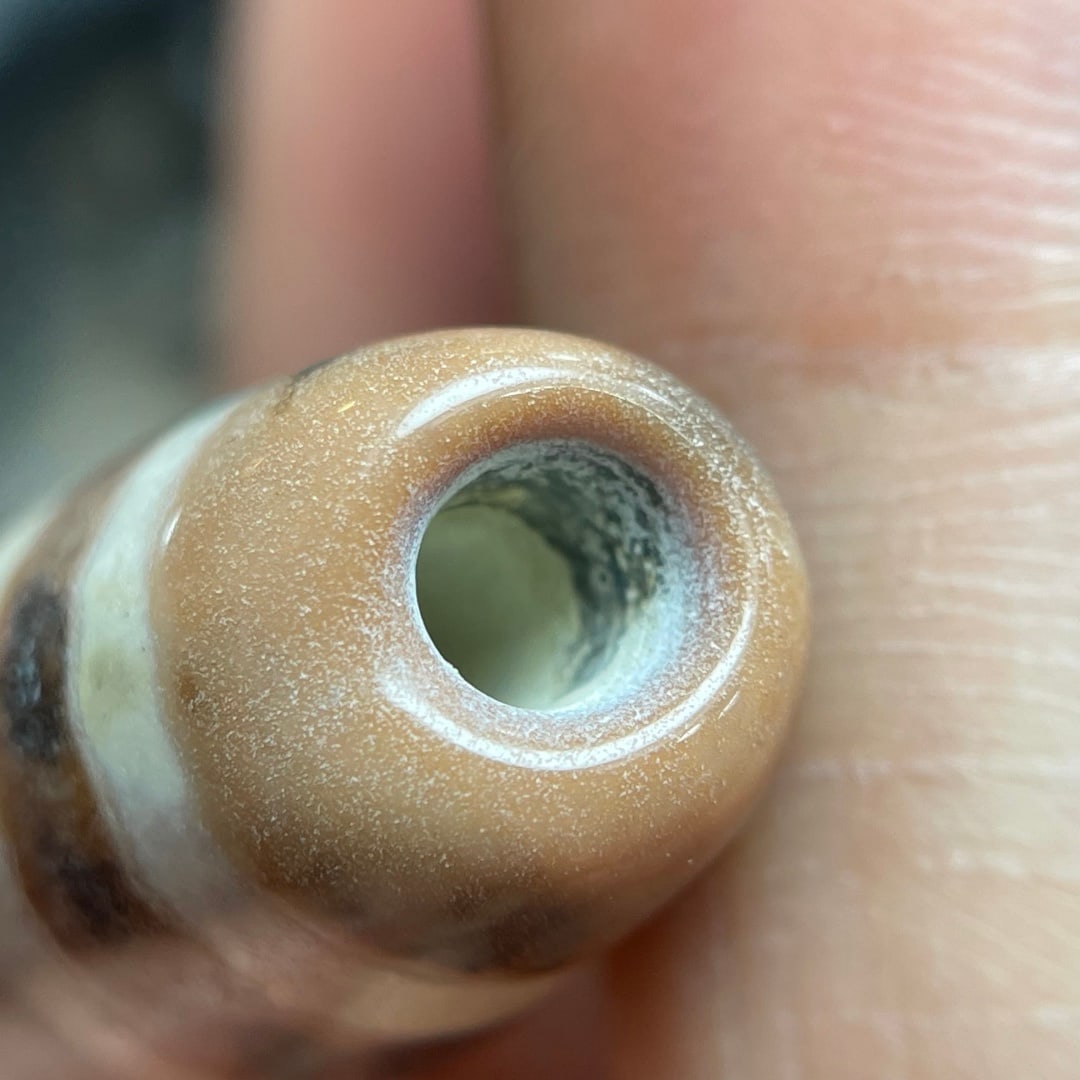 A Exquisite Three Eye Dzi bead - 9