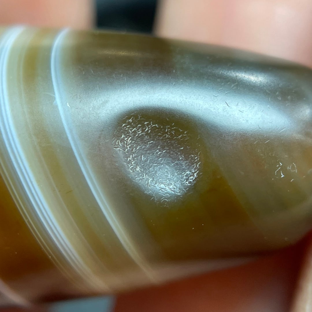 A Exquisite Tiger Tooth Dzi bead - 8