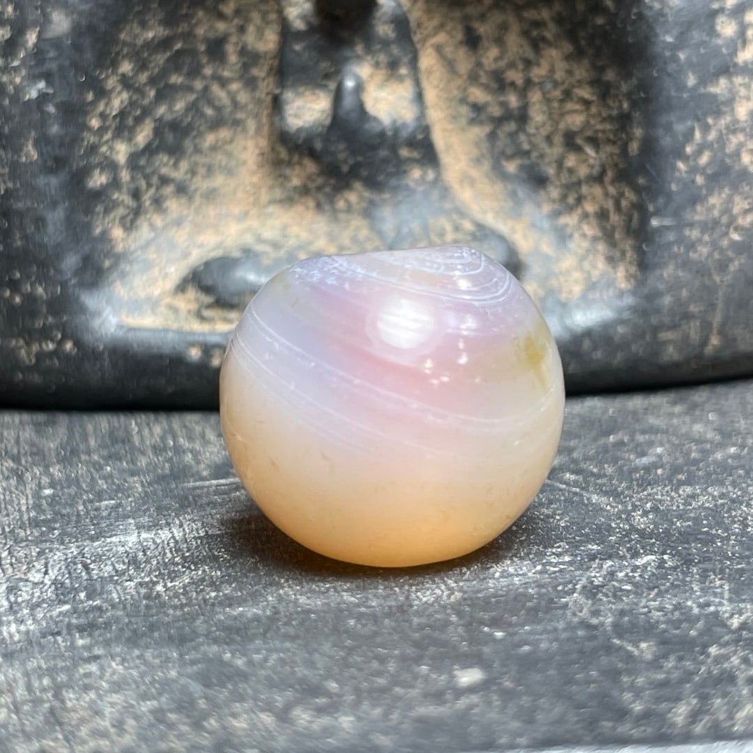 A Exquisite Agate Round Bead - 2