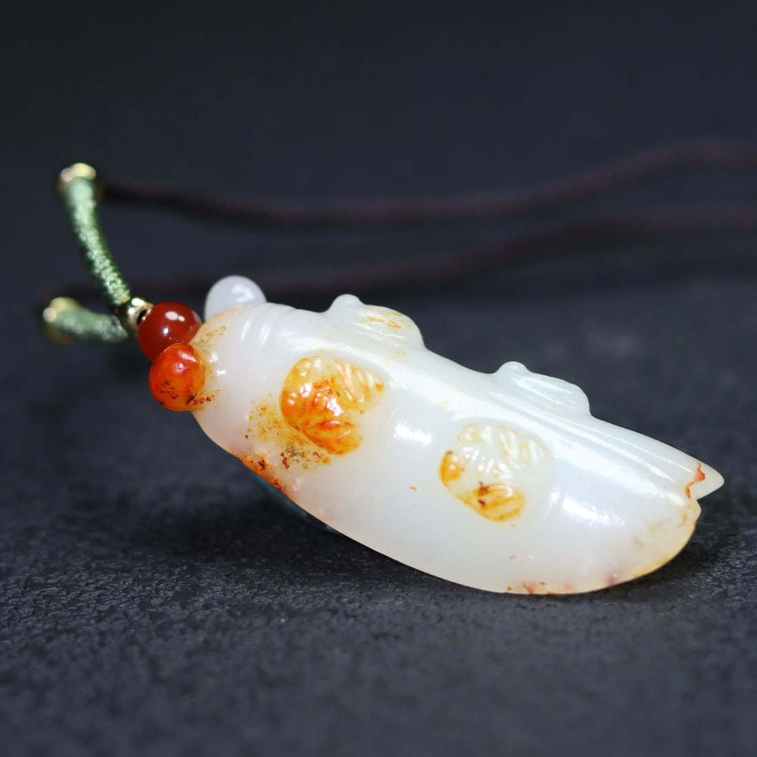 A Exquisite Hotan Jade Cicada - 5