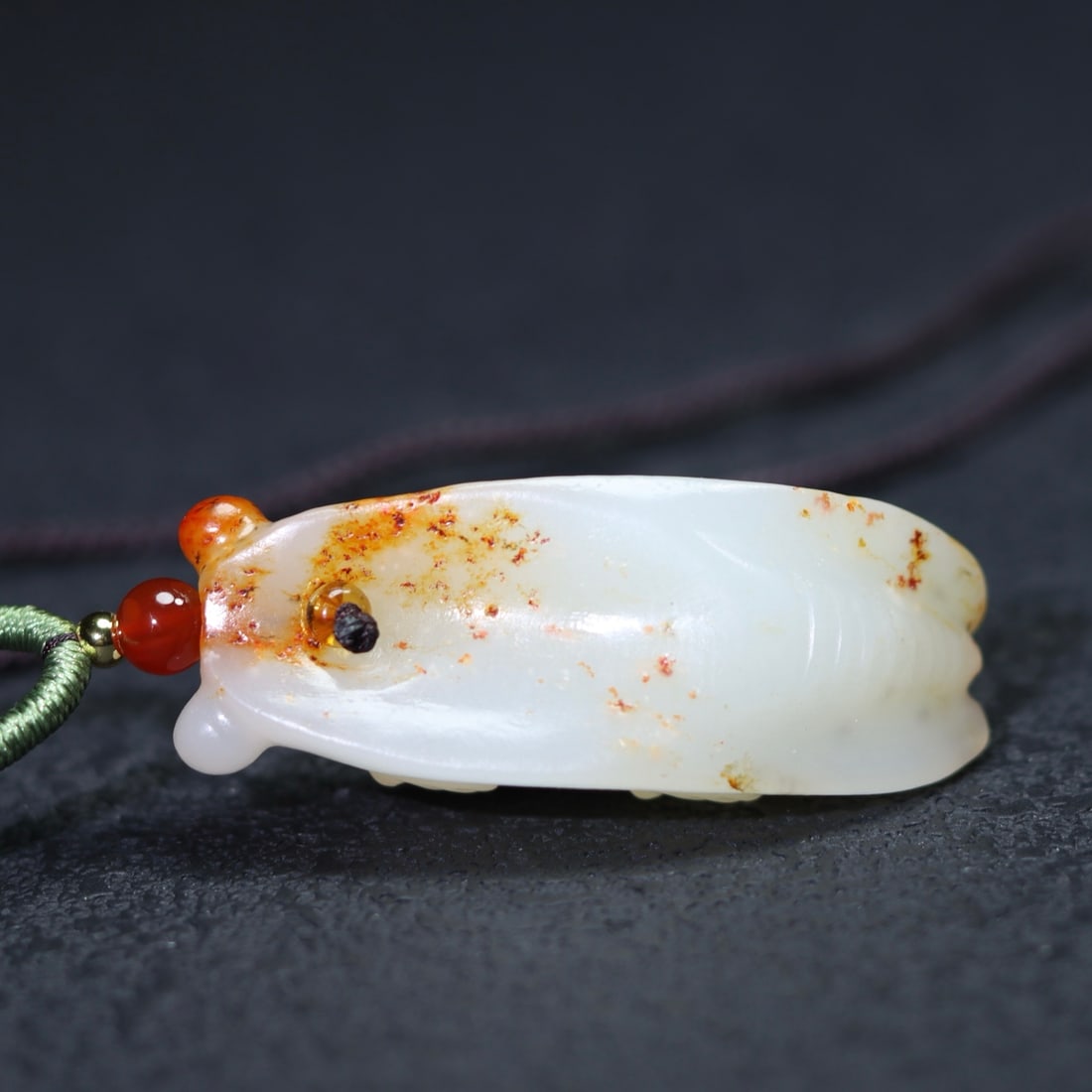 A Exquisite Hotan Jade Cicada - 6
