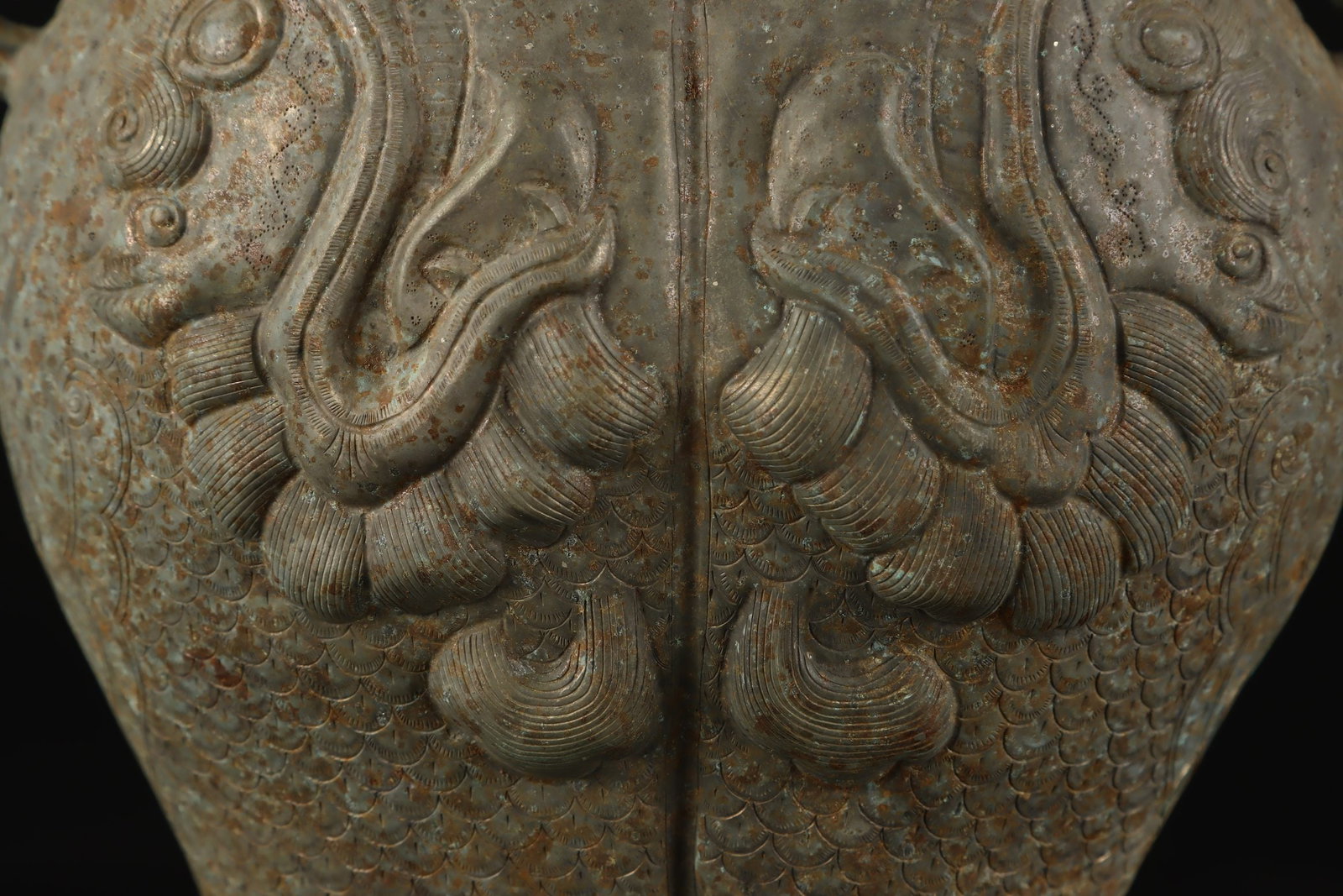 A Exquisite Copper Fish Pattern Ewer - 6