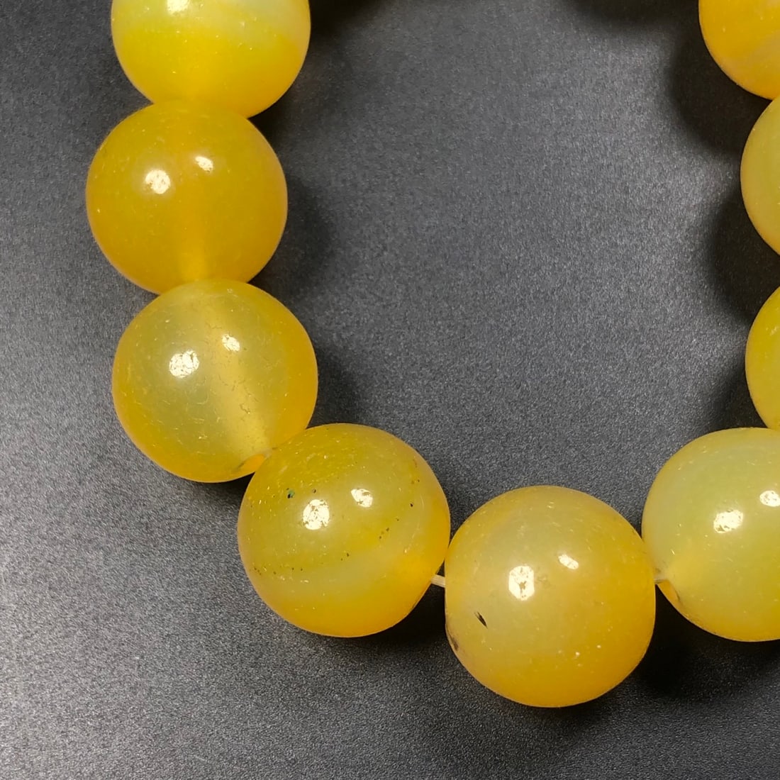 A Exquisite Yellow Agate Bracelets - 5