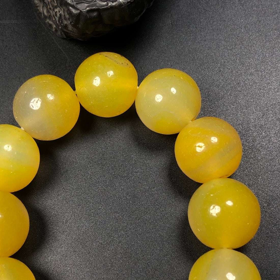 A Exquisite Yellow Agate Bracelets - 6