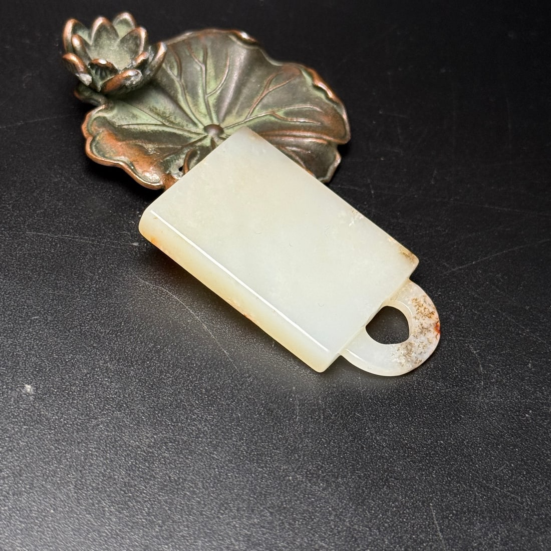 A Exquisite Hotan Jade Plaque - 4