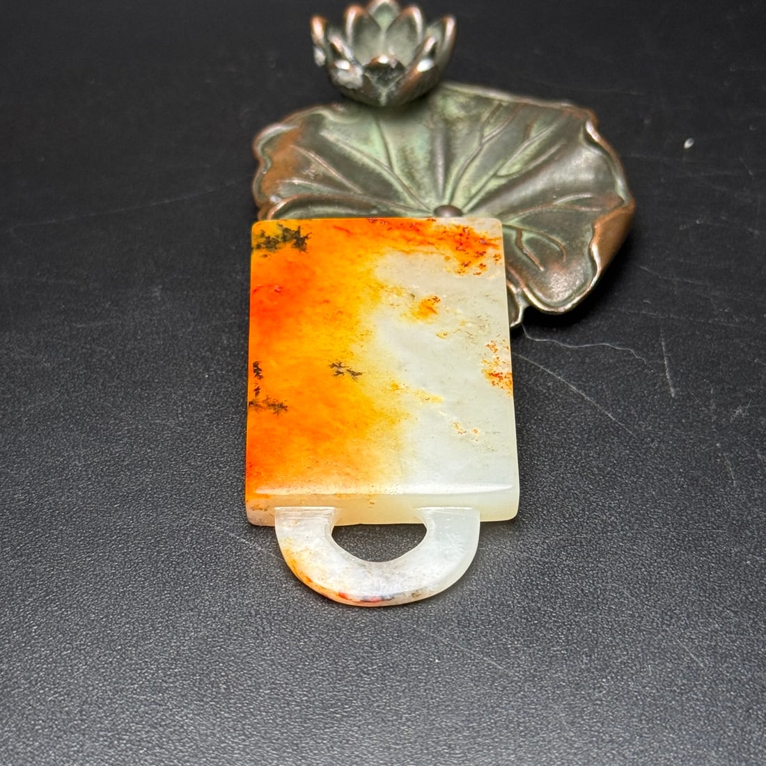 A Exquisite Hotan Jade Plaque - 5