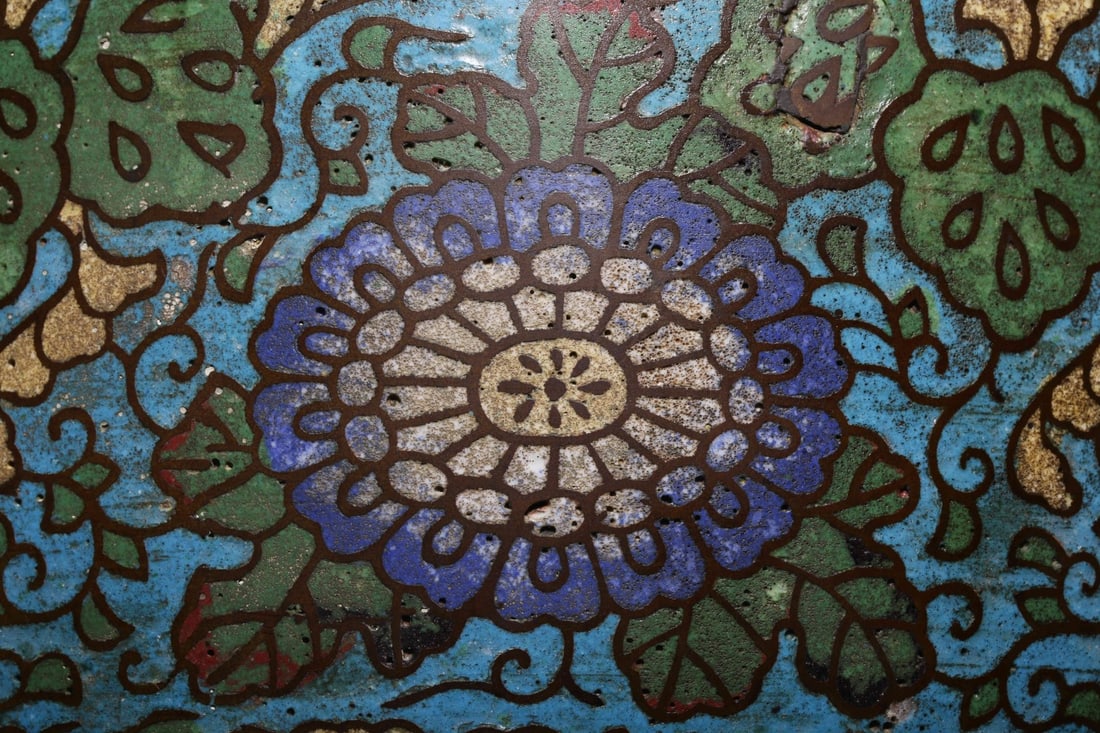 A Exquisite Cloisonne Flower Pattern Vase - 4