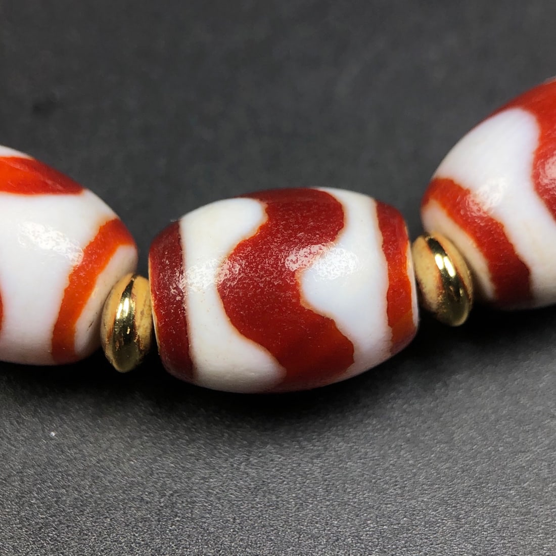 A Exquisite Tiger Tooth Dzi bead Bracelets - 7