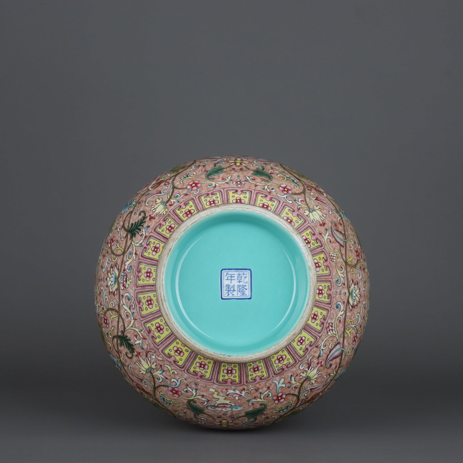 A Exquisite Enamel Lotus Pattern Double Ears Vase - 9
