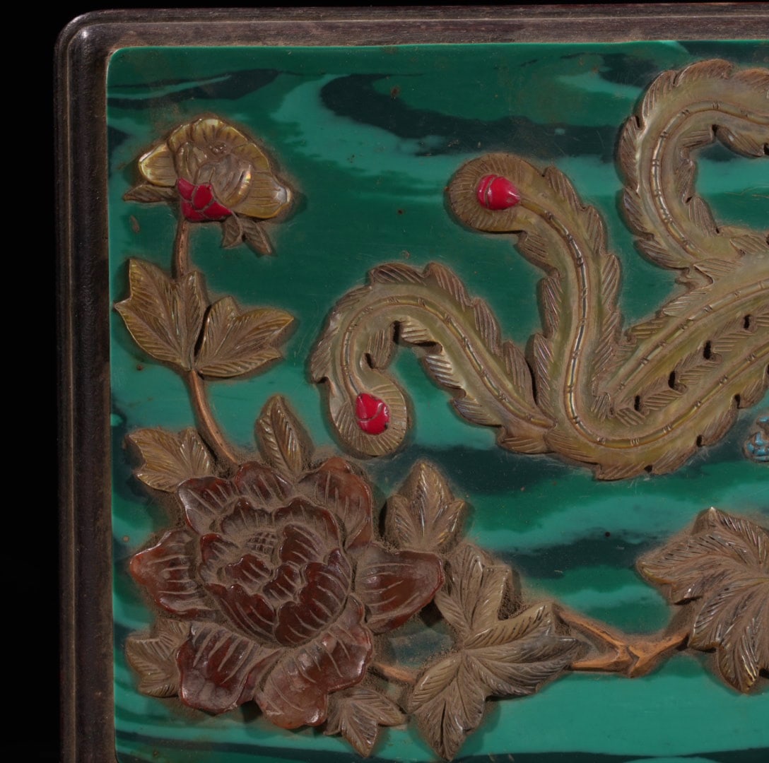 A Exquisite Redwood Phoenix Pattern Box - 3