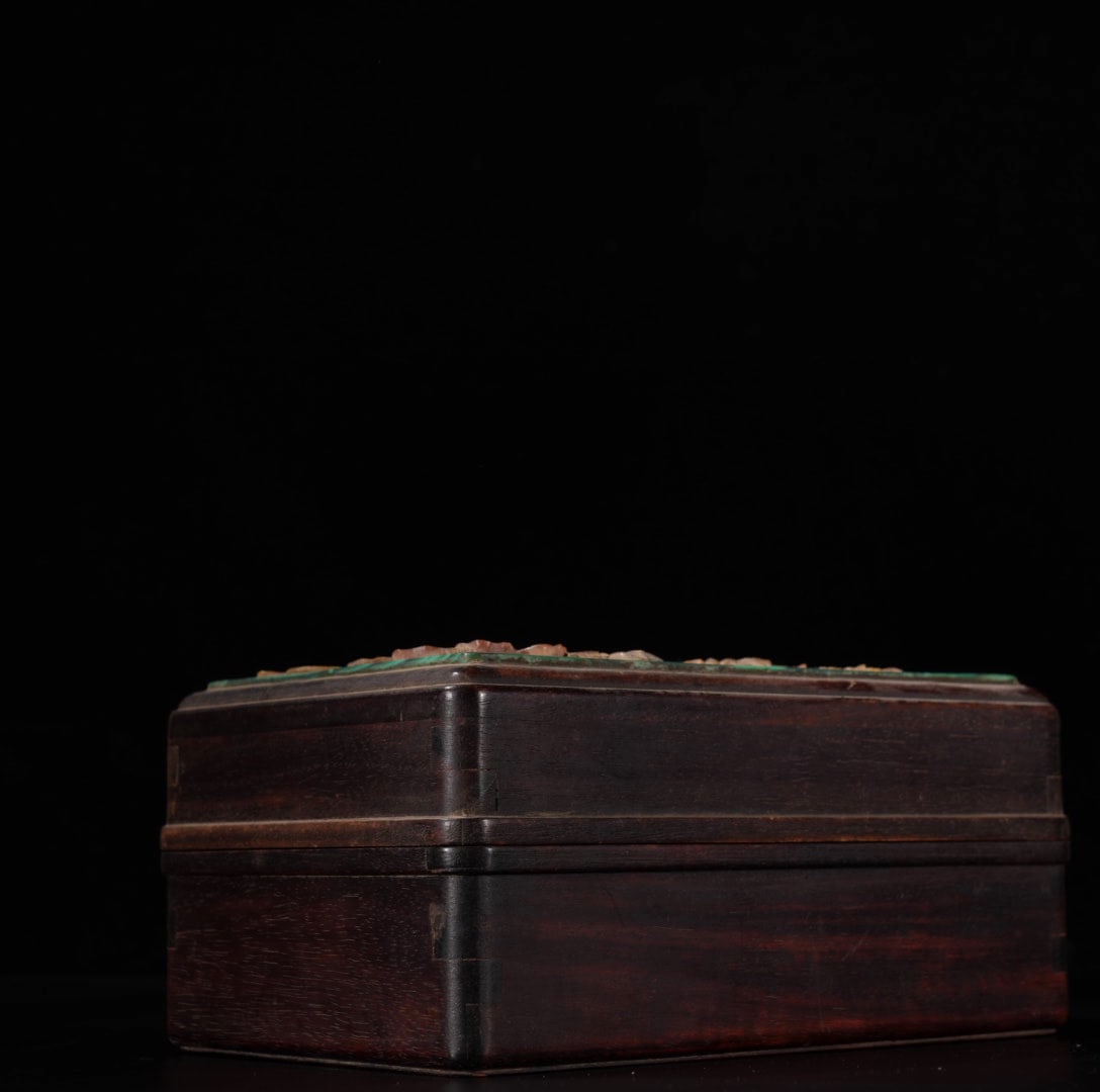 A Exquisite Redwood Phoenix Pattern Box - 5