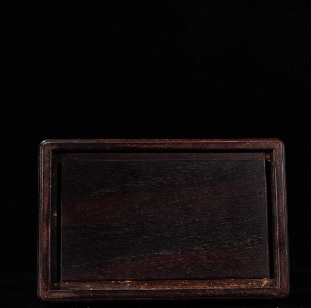 A Exquisite Redwood Phoenix Pattern Box - 9