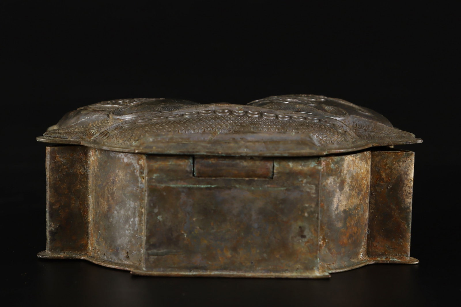 A Exquisite Copper Bats Pattern Box - 5