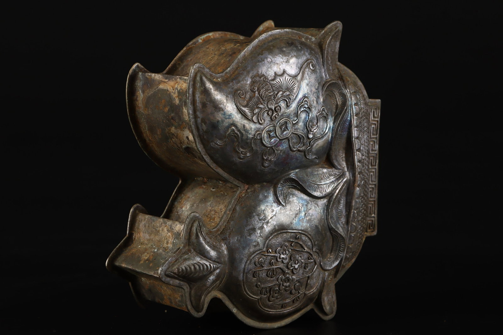 A Exquisite Copper Bats Pattern Box - 7