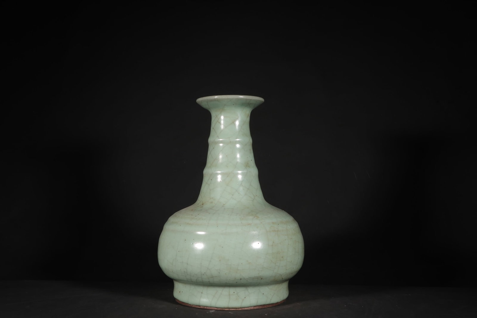 A Exquisite Guan Yao Celadon Glazed String Pattern Vase - 2