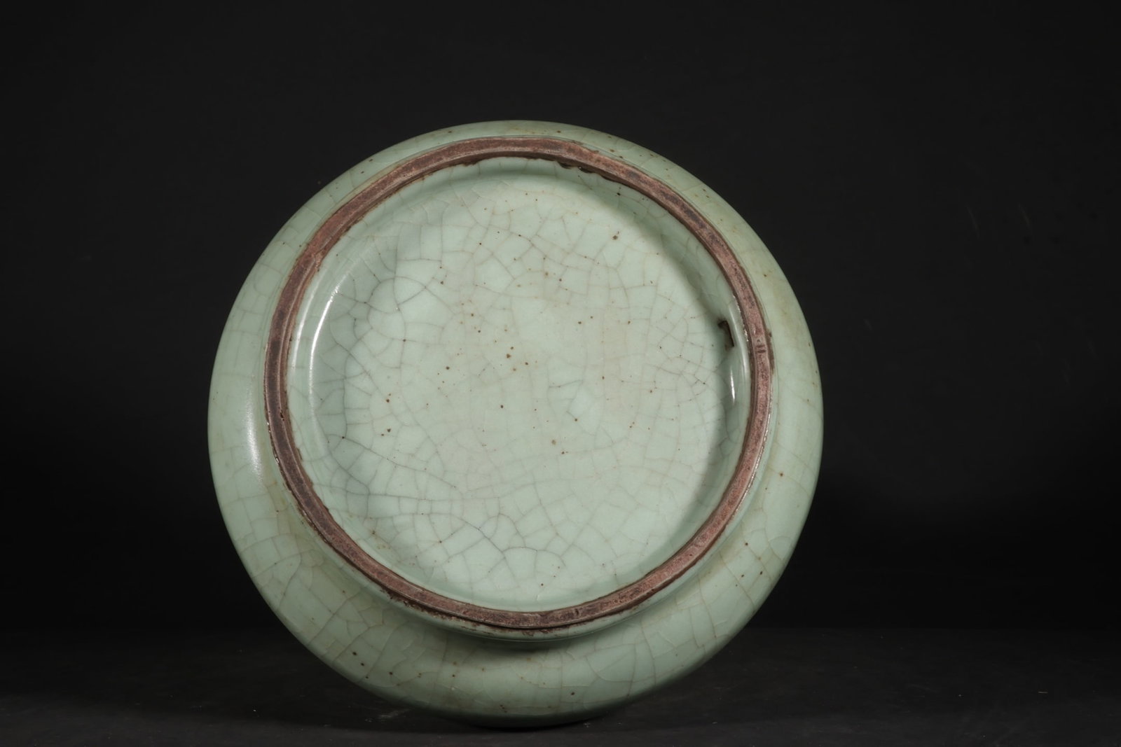 A Exquisite Guan Yao Celadon Glazed String Pattern Vase - 8