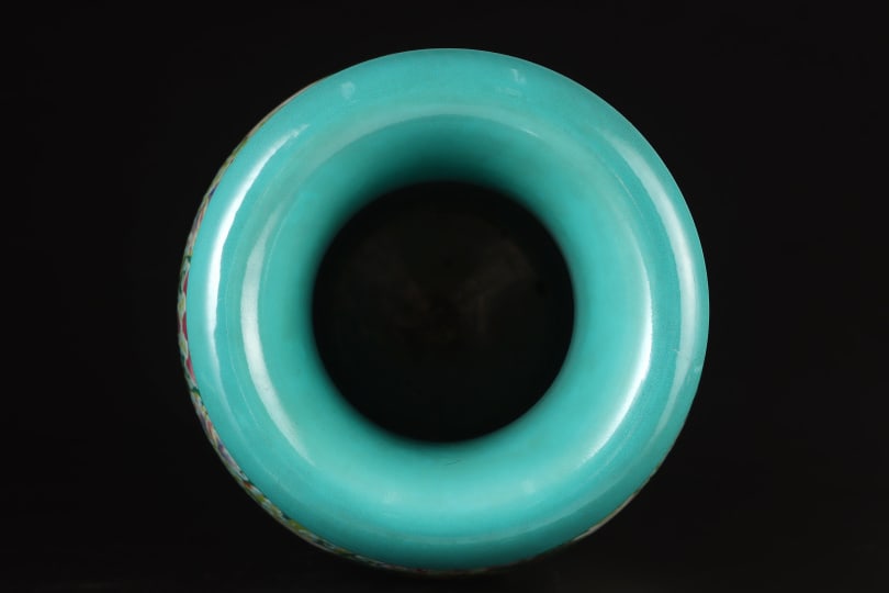 A Exquisite Enamel Auspicious Beast Pattern Vase - 7