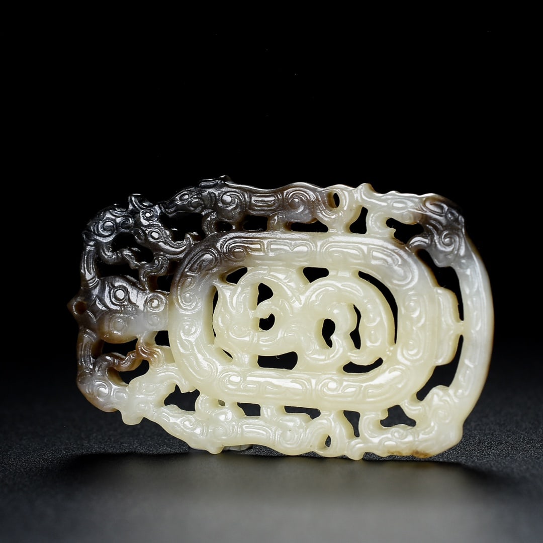 A Exquisite Hotan Jade Dragon Pattern Jade Pendant - 6