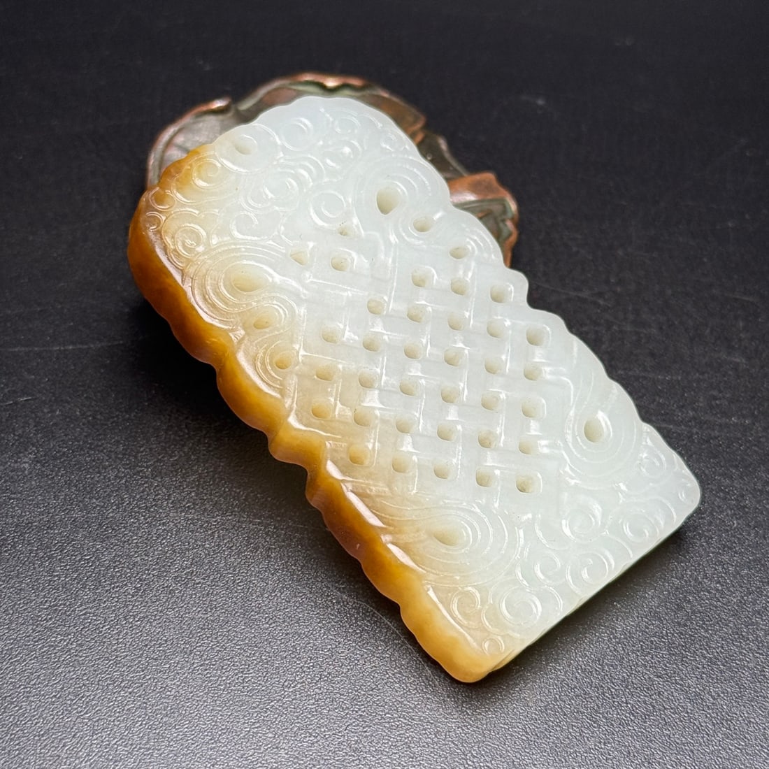 A Exquisite Hotan Jade Plaque - 3