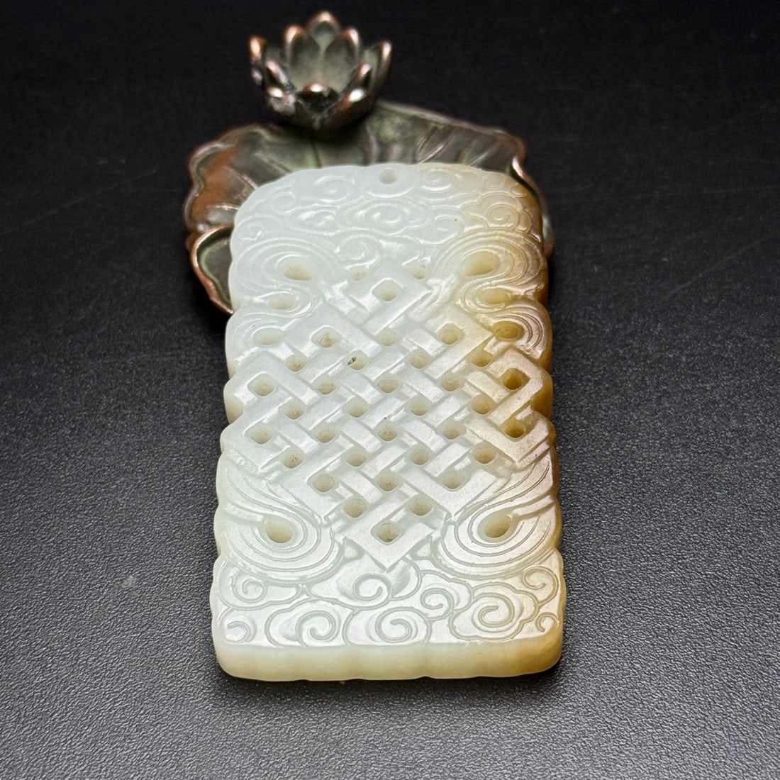 A Exquisite Hotan Jade Plaque - 6