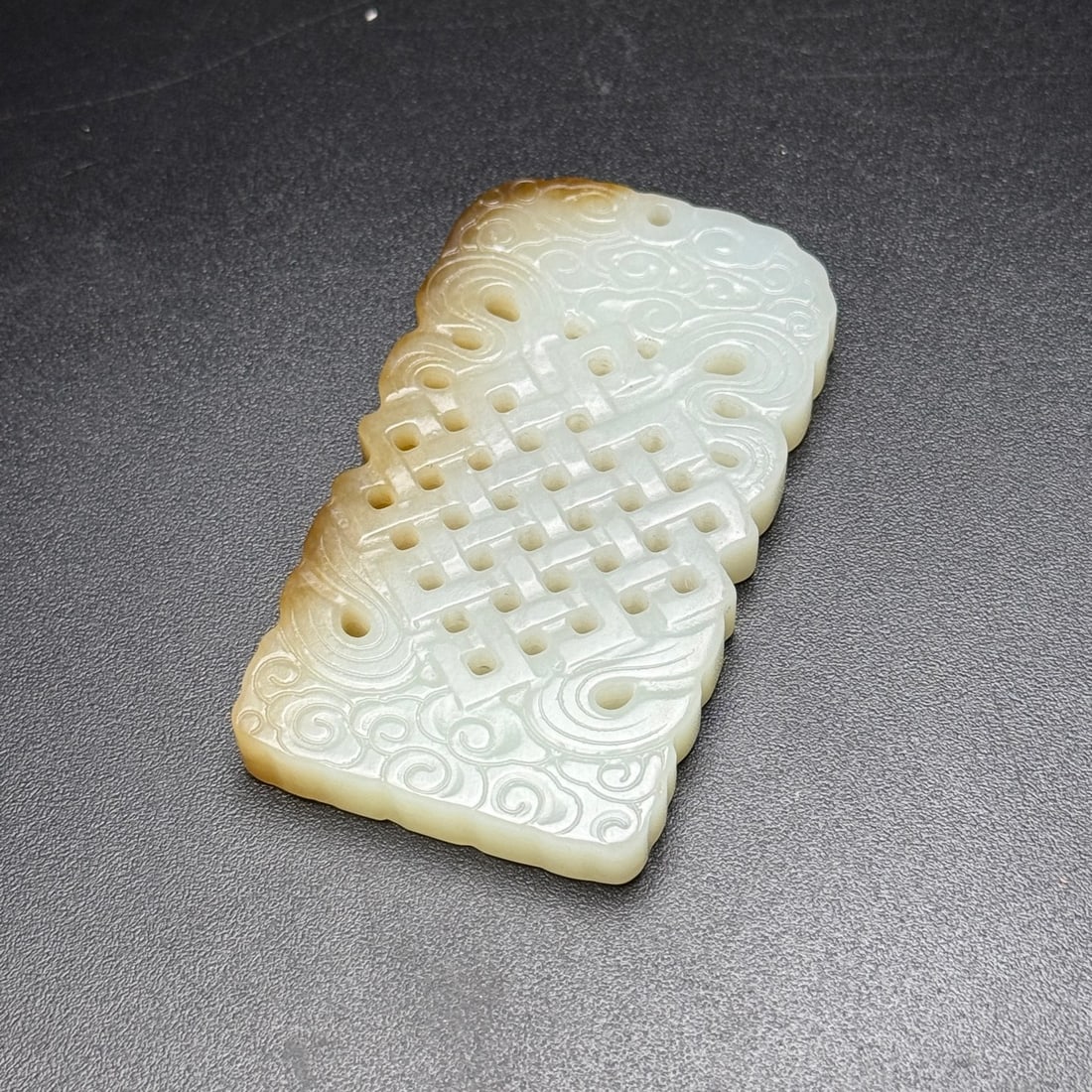A Exquisite Hotan Jade Plaque - 7