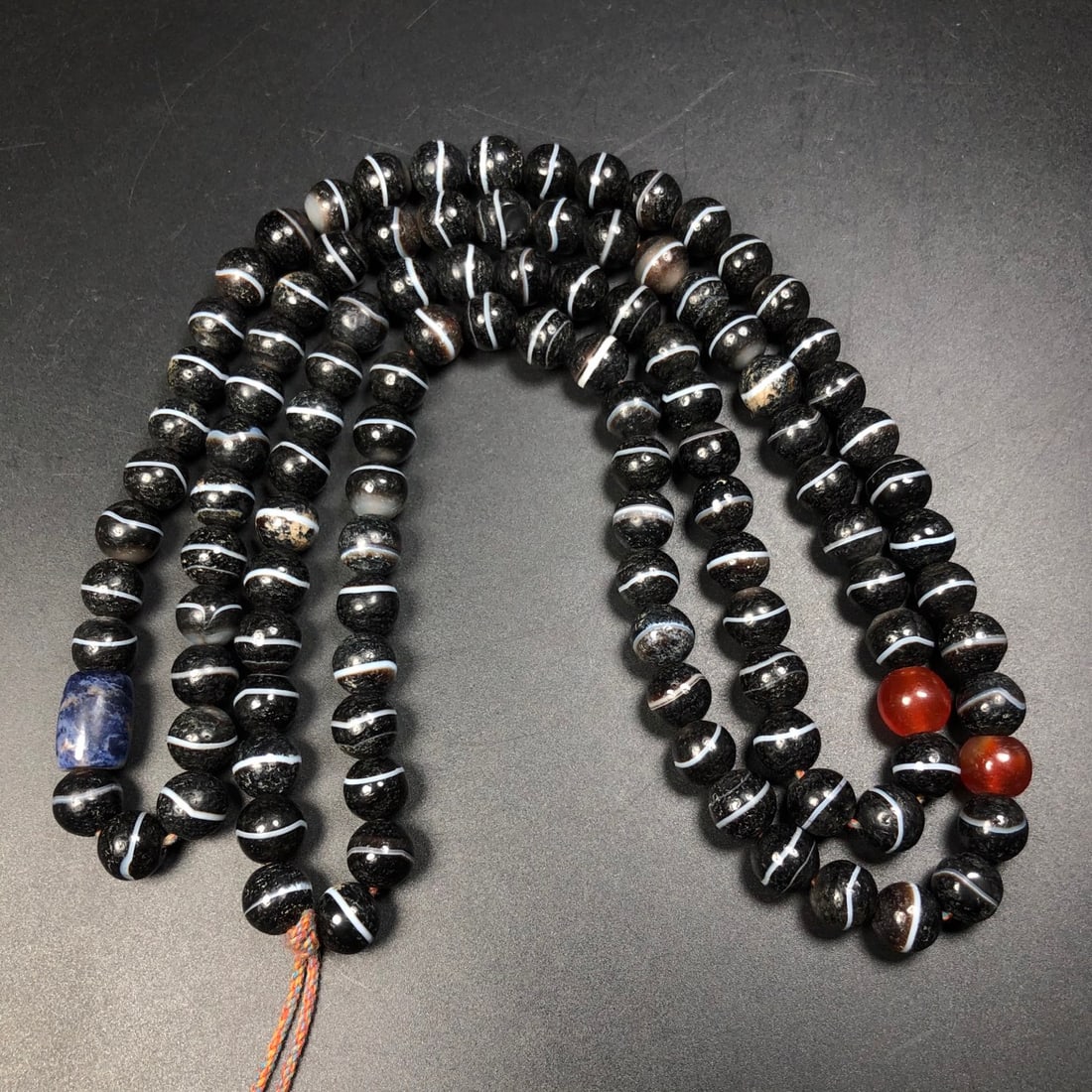A Exquisite Medicine Buddha Beads Necklace (1 of 9)