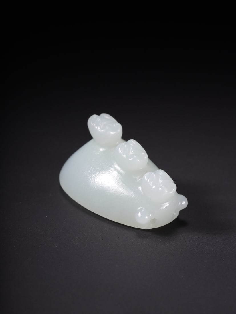 A Exquisite Hotan Jade Cicada - 4