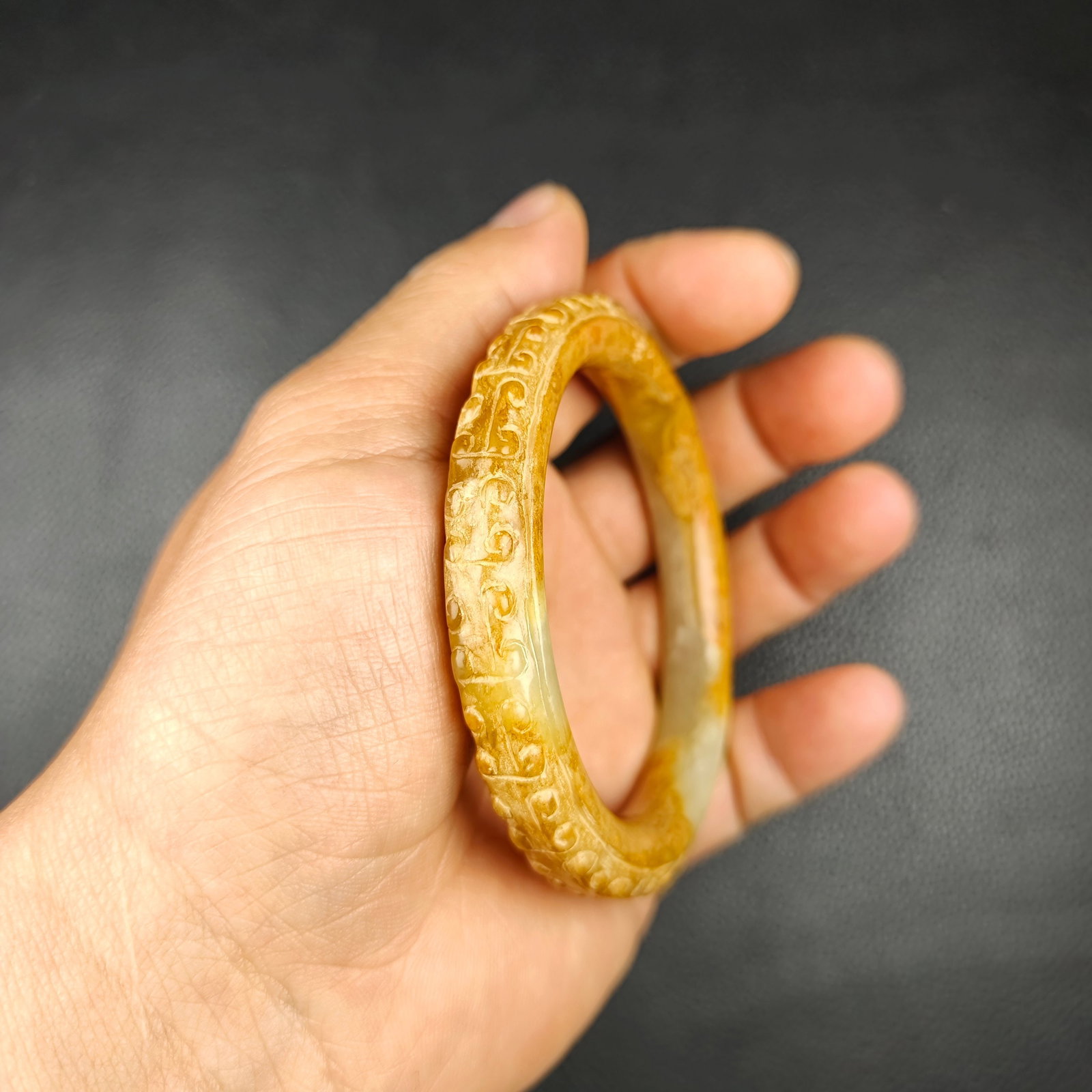 An Exquisite White Jade Bracelets - 7