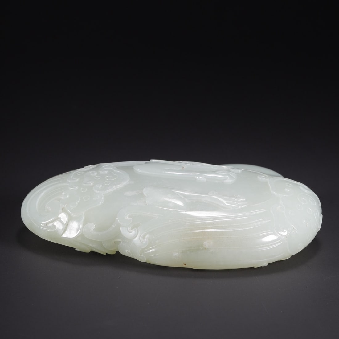 An Exquisite White Jade Phoenix Pattern Brush Washer - 10