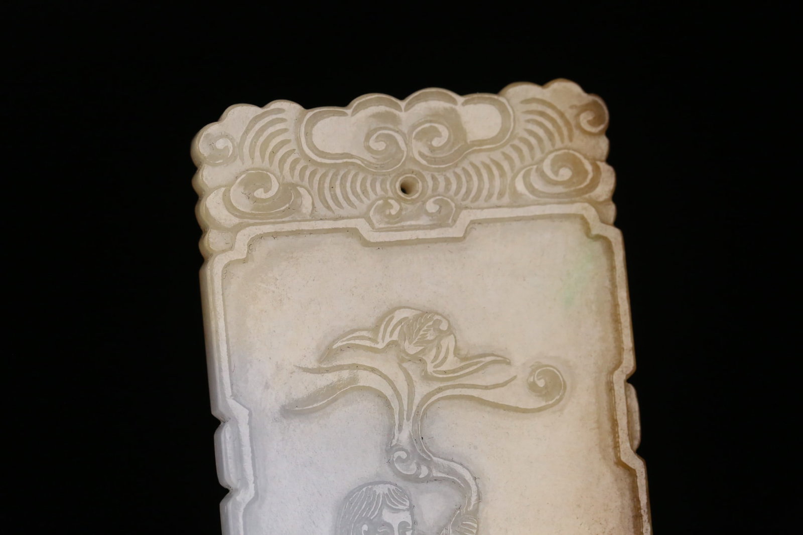 An Exquisite Jadeite Figure Pattern Brand - 5