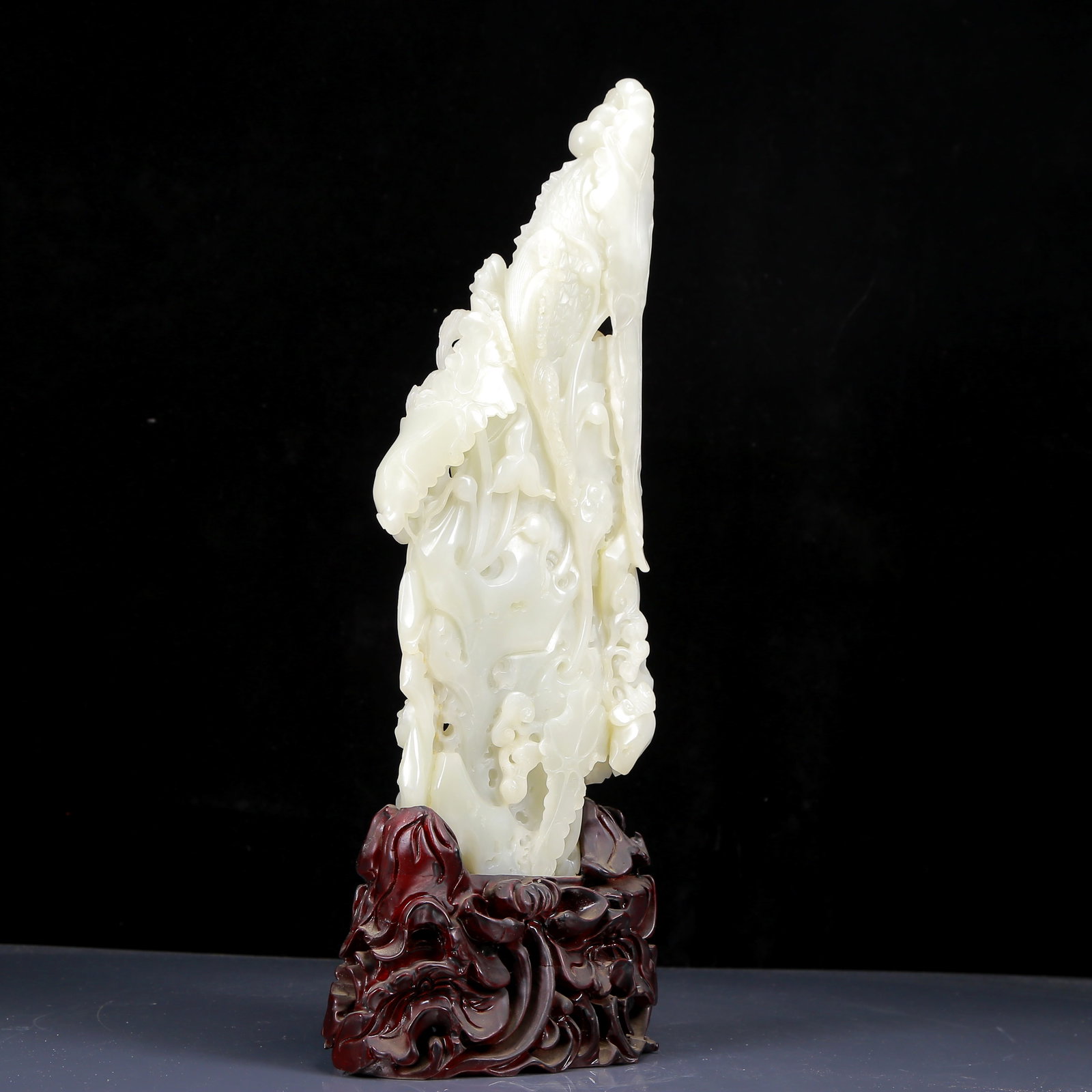 A Huge White Jade Fish Pattern Ornament - 11