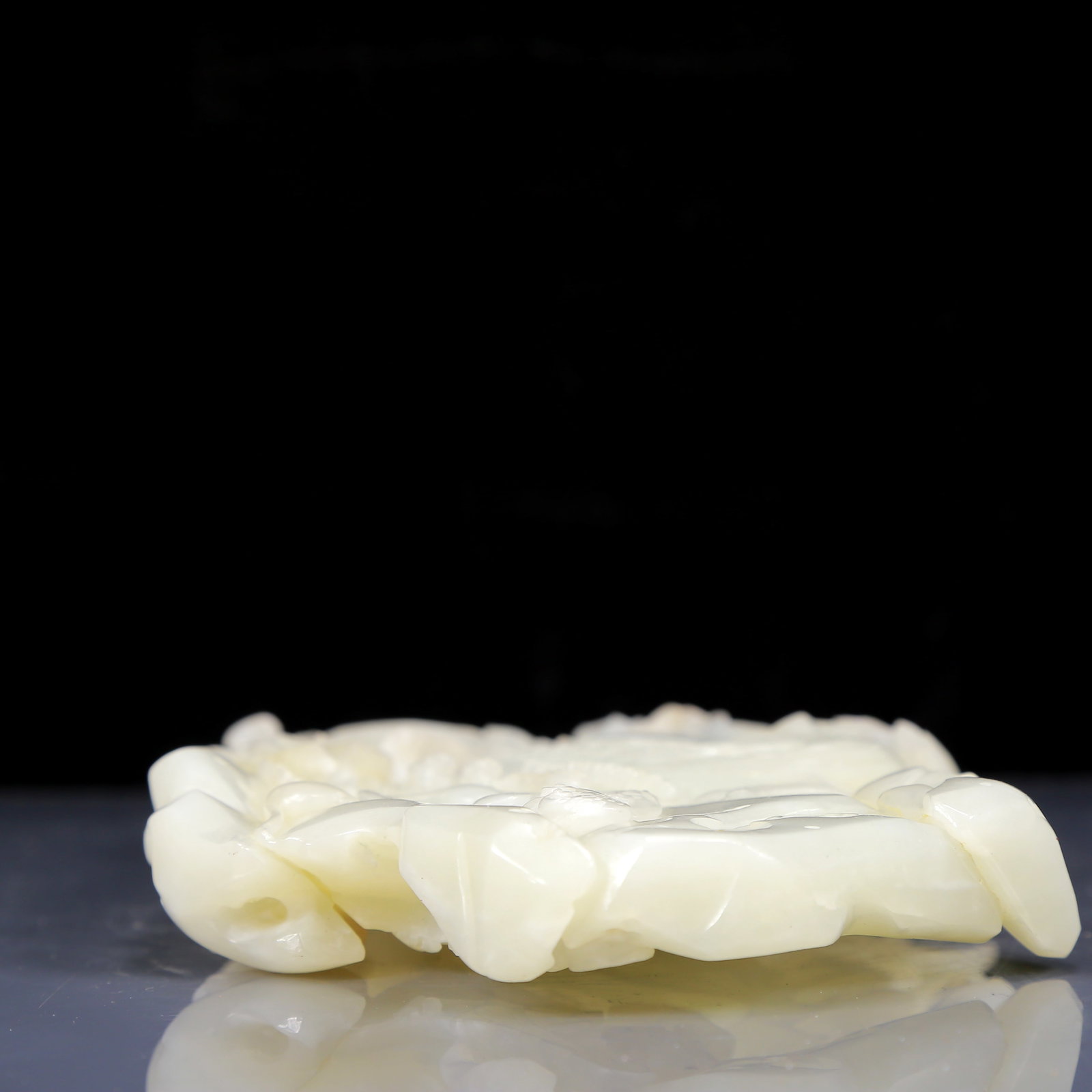 A Huge White Jade Fish Pattern Ornament - 12