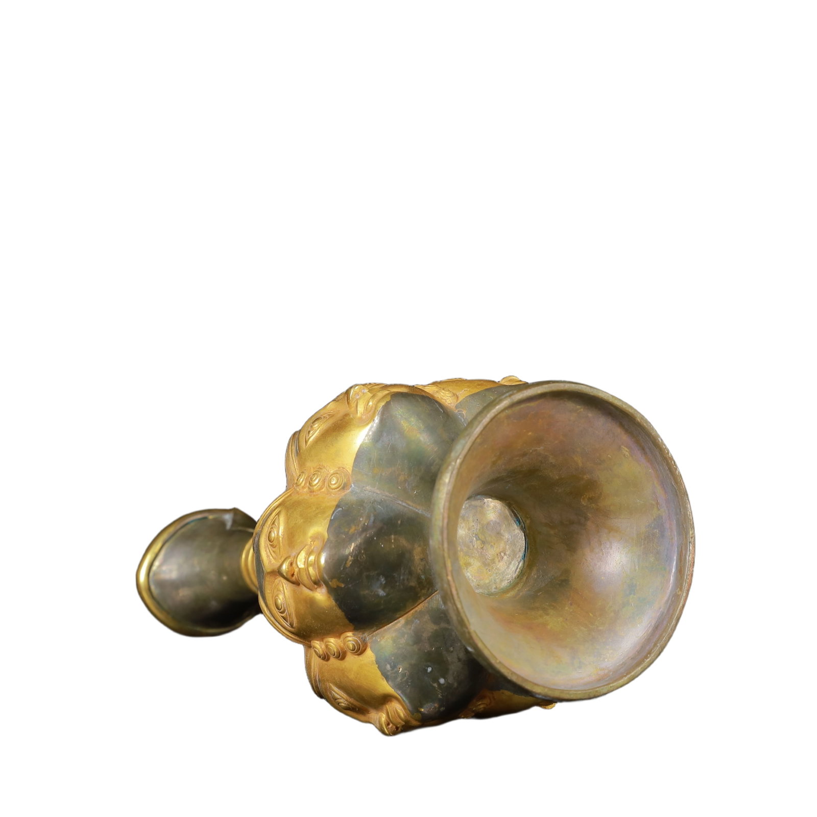 An Exquisite Gilt Silver Figure-Face Pattern Ewer - 13