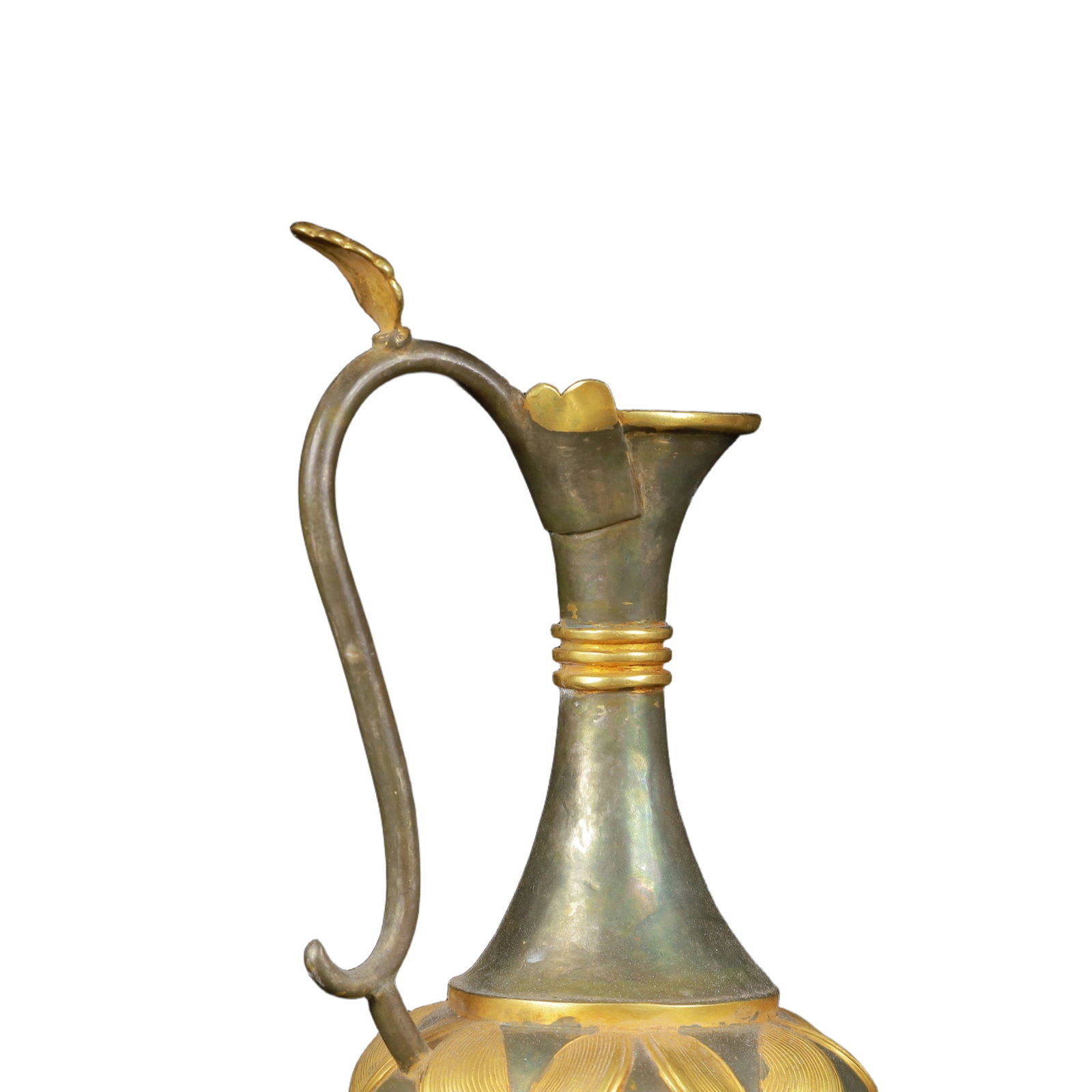 An Exquisite Gilt Silver Figure-Face Pattern Ewer - 7
