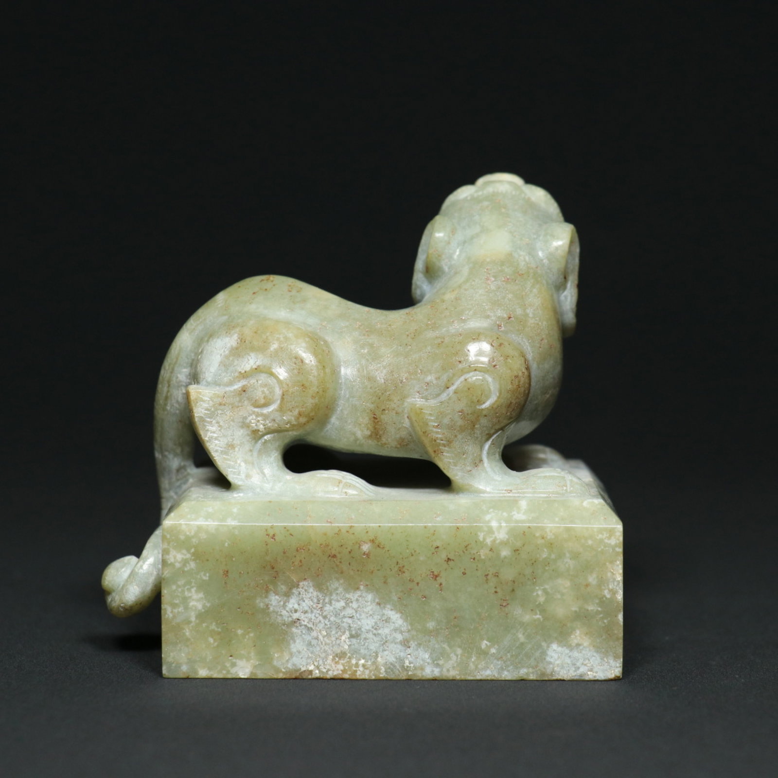 An Exquisite White Jade Tiger Pattern Seal - 8