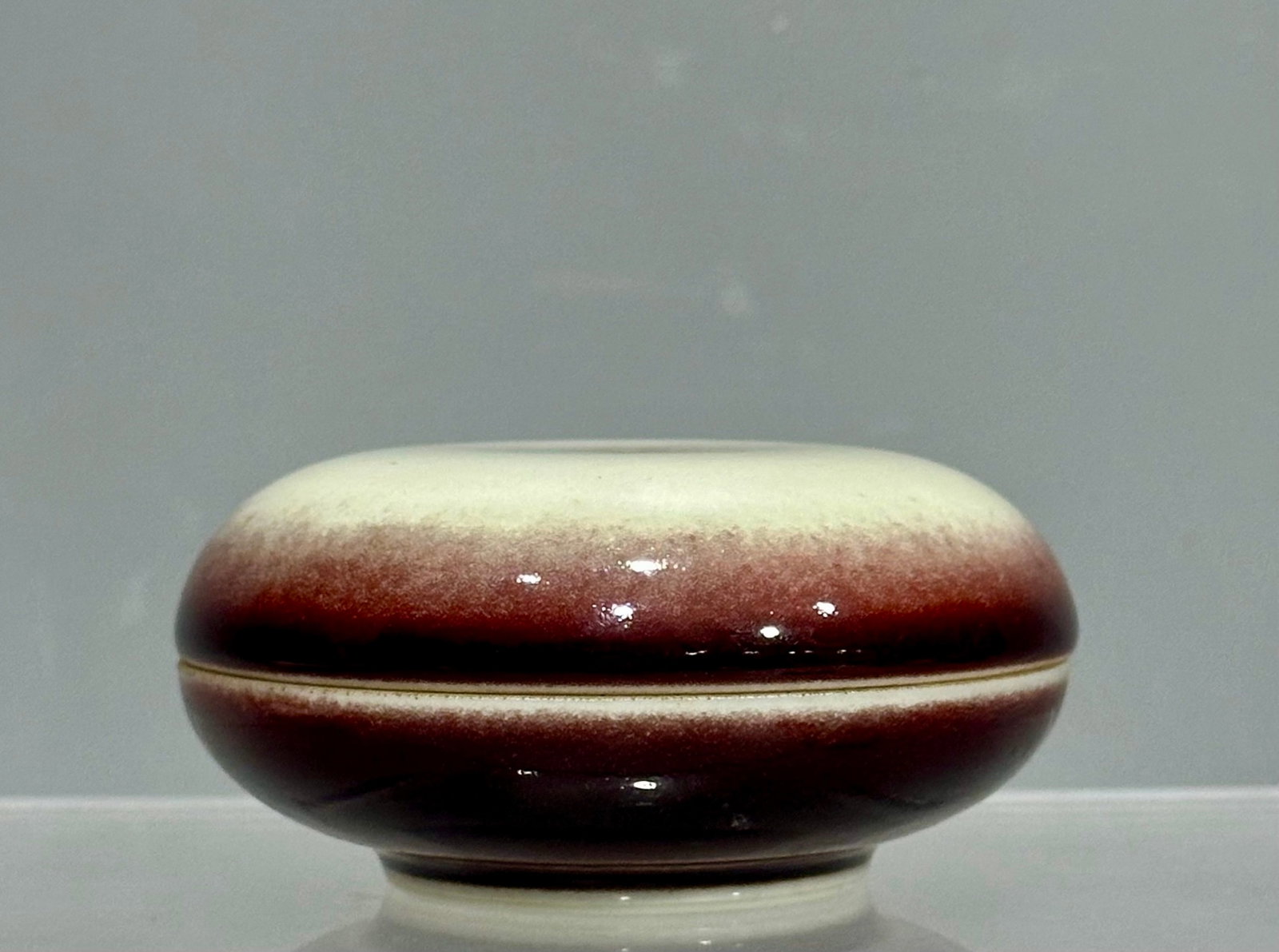 An Exquisite PeachBloom-Glazed Box with Cover (1 of 10)
