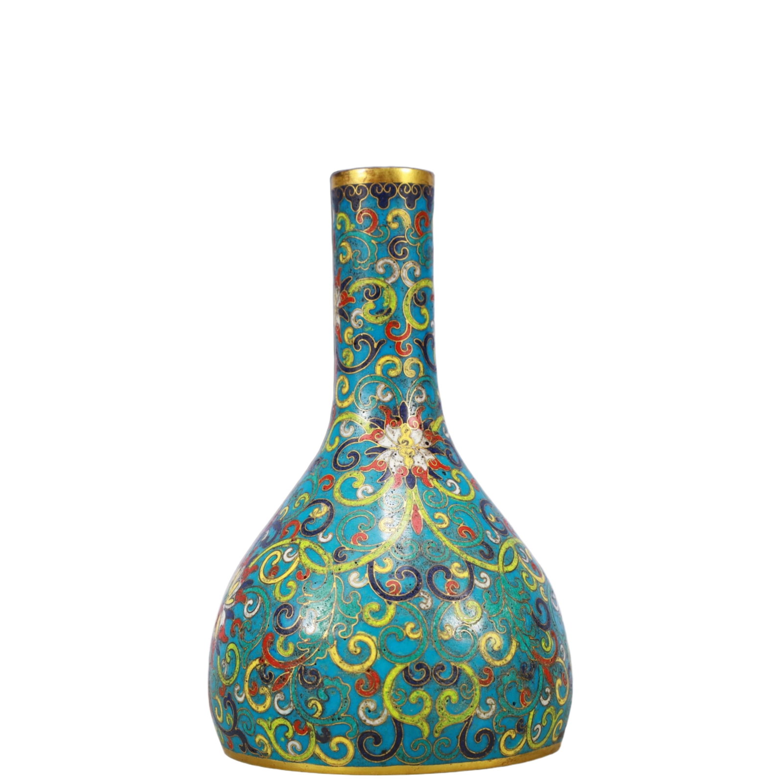 An Exquisite Cloisonne Lotus Pattern Vase - 2