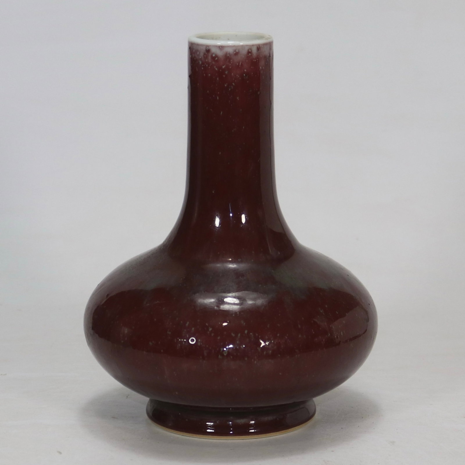 An Exquisite Red Glazed Vase (1 of 9)